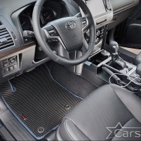 Автомобильные коврики EVA на Toyota Land Cruiser Prado 150 рестайл (2013->)
