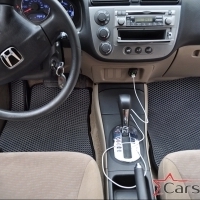 Коврики текстильные на Honda Civic VI 4D седан (1995-2001)