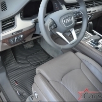 Коврики текстильные на Audi Q7 II 3 ряда (2015->)