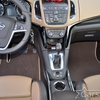Двухслойные коврики EVA на Opel Zafira С 3 ряда (2011->)