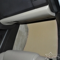 Двухслойные коврики EVA на Toyota Sequoia II 3 ряда (2008->)