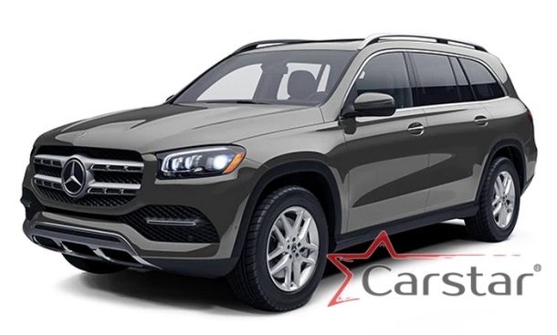Двухслойные коврики EVA для Mercedes-Benz GLS-klasse II X167 3 ряда (2019->)