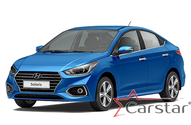 Автомобильные коврики EVA 3D для Hyundai Solaris II (2017-2020)