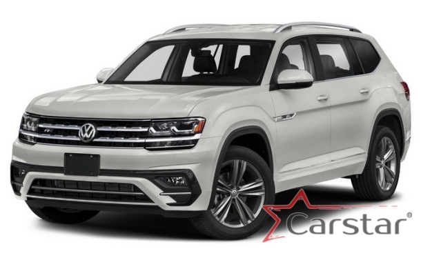 Автомобильные коврики EVA 3D для Volkswagen Teramont I 3 ряда (2017-2024)