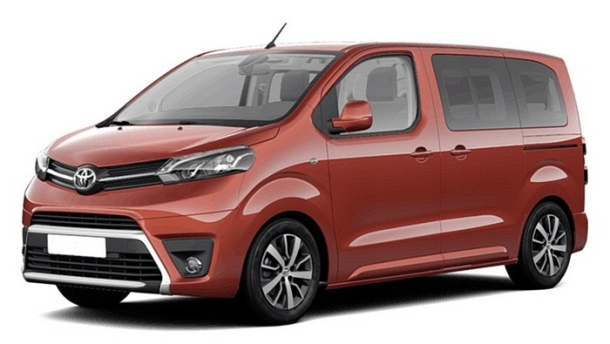 Автомобильные коврики EVA 3D для Toyota ProAce II 7 мест (2016-2024)